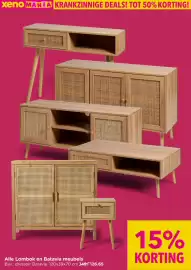 Xenos folder week 44 Pagina 9: xeno MANIA KRANKZINNIGE DEALS! TOT 50% KORTING! Alle Lombok en Batavia meubels Bijv