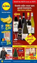 Lidl folder week 45 Pagina 1: Kippenhaasjes XXL €7,49, Milbona Raclette