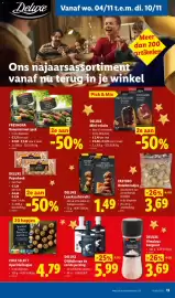 Lidl folder week 45 Pagina 13: Bonenerol met spek €5,63, Olijfolie van de eerste persing €5,99