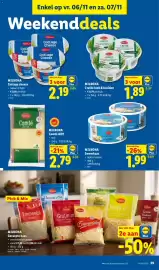 Lidl folder week 45 Pagina 29: Milbona Comté AOP €2,79, Milbona smeerkaas €1,99