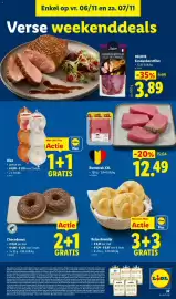 Lidl folder week 45 Pagina 32: Rumsteak XXL €12,49, Keizerbroodje €1,74