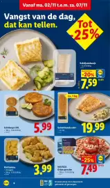 Lidl folder week 45 Pagina 6: Fish fantasy visnuggets €3,99, Grijze garnalen €7,49