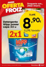 Folleto FROIZ semana 44 Página 4: Wipp - detergente power caps €8,90