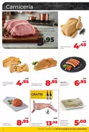 Folleto Alimerka semana 44 Página 4: Oblanca - longaniza de pollo €6,95, Cordero nacional entero €13,95