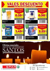 Folleto SPAR semana 44 Página 2: Cruzcampo - cerveza 0,0 alcohol 1/4l, pack-6 €2,25, Spar - caldo de pollo €0,59
