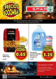 Folleto SPAR semana 44 Página 1: Spar - macarron €0,65, Plus - detergente líquido max frescura azul €3,25