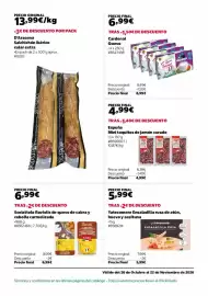 Catálogo Costco Página 9: Espuña - mini taquitos de jamón curado €4,99, Queso €6,99