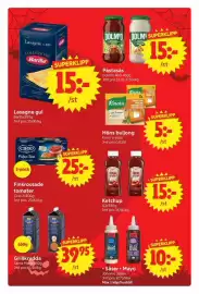 Nya Pulsen reklamblad vecka 44 Sida 12: Ica ketchup €15,00, Johnnys Mayo €10,00