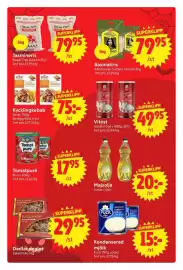 Nya Pulsen reklamblad vecka 44 Sida 14: Burcu tomatpuré €17,95, Saray kycklingkebab €75,00