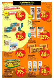 Nya Pulsen reklamblad vecka 44 Sida 16: Cloetta Kexchoklad €60,00, Celsius energidryck €50,00
