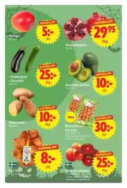 Nya Pulsen reklamblad vecka 44 Sida 6: Romantica-tomater €30,00, Avocado jumbo €10,00