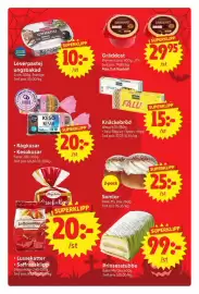 Nya Pulsen reklamblad vecka 44 Sida 8: Skogaholm lussekatter saffransklipp €20,00, Fazer Kesokusar €20,00