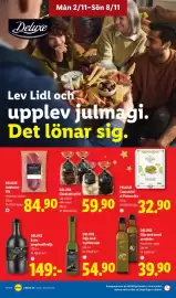 Lidl reklamblad vecka 45 Sida 12: Deluxe extra jungfruolivolja €149,00, Deluxe Chokladtryffel €59,90