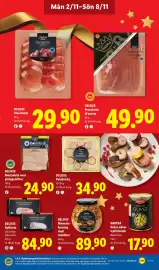 Lidl reklamblad vecka 45 Sida 13: Deluxe Rulltårta €84,90, Deluxe blomsterhonung med valnötter €89,90