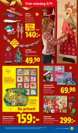 Lidl reklamblad vecka 45 Sida 15: Babblarna / Bamse adventskalender €159,00, Undercover adventskalender €69,90