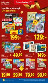 Lidl reklamblad vecka 45 Sida 19: Lupilu Pussel €49,90, Hasbro Sällskapsspel €199,00
