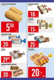 Matdax reklamblad vecka 44 Sida 13: Bonjour ciabatta butiksräddad €5,50, Jubileumskakor €20,00