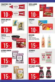 Matdax reklamblad vecka 44 Sida 16: Eldorado tomatpure €10,00, Fiesta sardiner €10,00