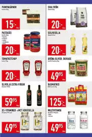 Matdax reklamblad vecka 44 Sida 17: Buonasi olivolja extra virgin €59,95, Garant pumpakärnor €15,00