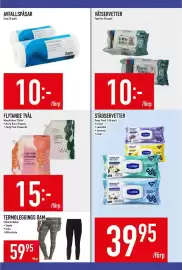 Matdax reklamblad vecka 44 Sida 21: Fixa avfallspåsar €10,00, Mevolution flytande tvål €15,00