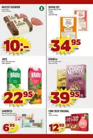 Matdax reklamblad vecka 44 Sida 22: Garant rågbröd €10,00, Bravo juice €22,95