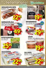 Matvärlden Tensta reklamblad vecka 44 Sida 5: Jakobsdals smörgåspålägg €49,00, Scan kryddkorvar €29,95