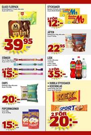 Nelins reklamblad vecka 44 Sida 18: Magnum mini €39,95, Gårdschips €20,00