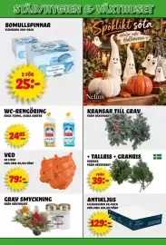 Nelins reklamblad vecka 44 Sida 9: Duck wc-rengöring €24,95, Tallris Granris €39,00