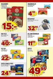 Din Mat reklamblad Sida 6: Kungsörnen makaroner €15,00, Tuc kex €22,00