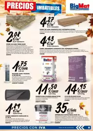 Catálogo BigMat Página 3: Cemento cola flexible bigmat 25 kg €11,50, Kerakoll H-40 GEL BLANCO €14,95