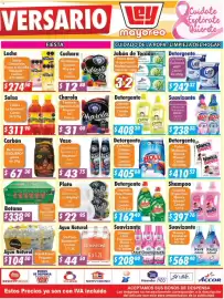 Folleto Casa Ley semana 44 Página 6: Tostitos Pack Sabritas Cartón €338,00, Carisma Detergente Líquido €408,20