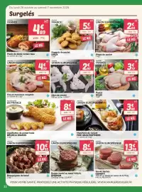 Catalogue Promocash page 14: Coq en morceaux congelés €4,20, Panés de dinde cordon bleu €4,89