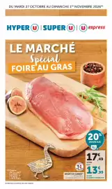 Catalogue U Express semaine 44 page 1: FOIRE AU GRAS €13,99