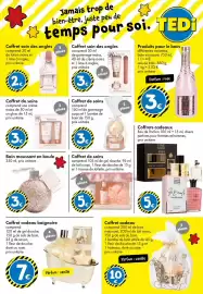 Catalogue TEDi page 20: FANATICA Coffret soin des ongles €3,00, BUBBLE BATH €3,00