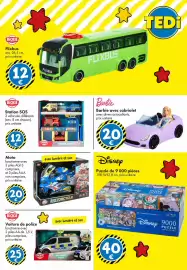 Catalogue TEDi page 6: Barbie avec cabriolet €20,00, Dickie Toys Voiture de police €25,00