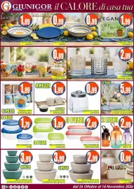 Volantino Giunigor Pagina 3: Borraccia Keep It Up €2,99, Tazzina caffè in porcellana €1,99