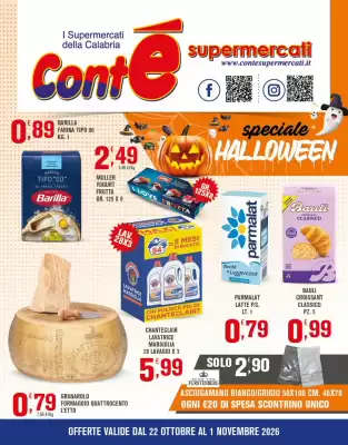 Volantino Conté Supermercati (valido fino al 1-11)