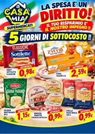 Volantino A Casa Mia Pagina 4: Bonazza pancetta carbonara/amatriciana €0,99, Divella pasta fresca €0,99