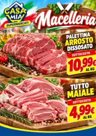 Volantino A Casa Mia Pagina 5: Tutto maiale €4,99, Palettina arrosto dissosato €10,99