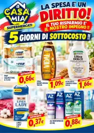 Volantino A Casa Mia Pagina 8: AZ dentifricio €0,88, Paif salviettine baby €0,66