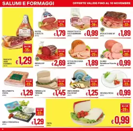 Volantino A&O Pagina 10: Pettro di pollo senza antibiotici €1,89, Felsineo Mortadella con Pistacchio €0,99