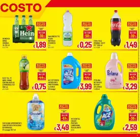 Volantino A&O Pagina 5: Fuze Tea Tè Nero Limone €0,75, Ace Detersivo igienizzante professional classico €3,99