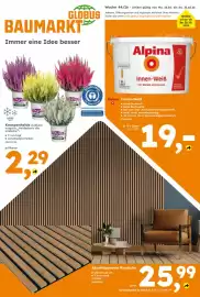 Globus Baumarkt Prospekt woche 44 Seite 1