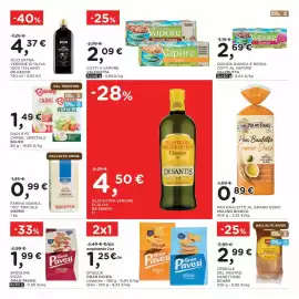 Volantino Orvea Pagina 21: Olio extra vergine di oliva classico Desantis €4,50, Farina bianca "00" tipo blu Rieper €0,99