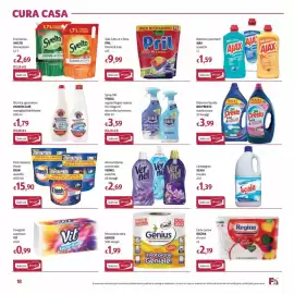 Volantino Futura Supermercati Pagina 18: Monorotolo extra Genius €1,99, Detersivo liquido bio presto €3,99