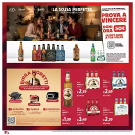 Volantino Futura Supermercati Pagina 24: Birra Moretti filtrata a freddo €2,39, Birra Moretti la rossa €3,49