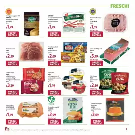 Volantino Futura Supermercati Pagina 3: Pancetta a cubetti Beretta dolce/affumicata €2,69, Cordon bleu vegetali VALSOIA €2,99