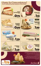 Volantino Ipercoop Radenza Pagina 16: Emmenthal President €0,99, Provolone Dolce Auricchio €1,35