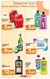 Volantino Ipercoop Radenza Pagina 6: Birra Pull Off Tuborg €0,99, Detersivo pavimenti Tornado AJAX €1,49