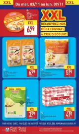 Catalogue ALDI semaine 45 page 18: MILSANI BEURRE MOULÉ DE BRETAGNE €4,89, LE CAVALIER RACLETTE SANS CROÛTE €6,99
